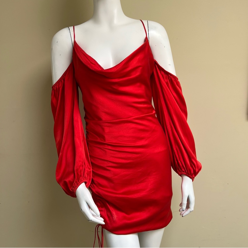 CINQ À SEPT Marsey Silk Minidress